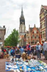 Delft market stalls